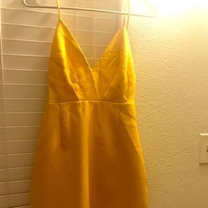 Mustard mini dress - New without tags.